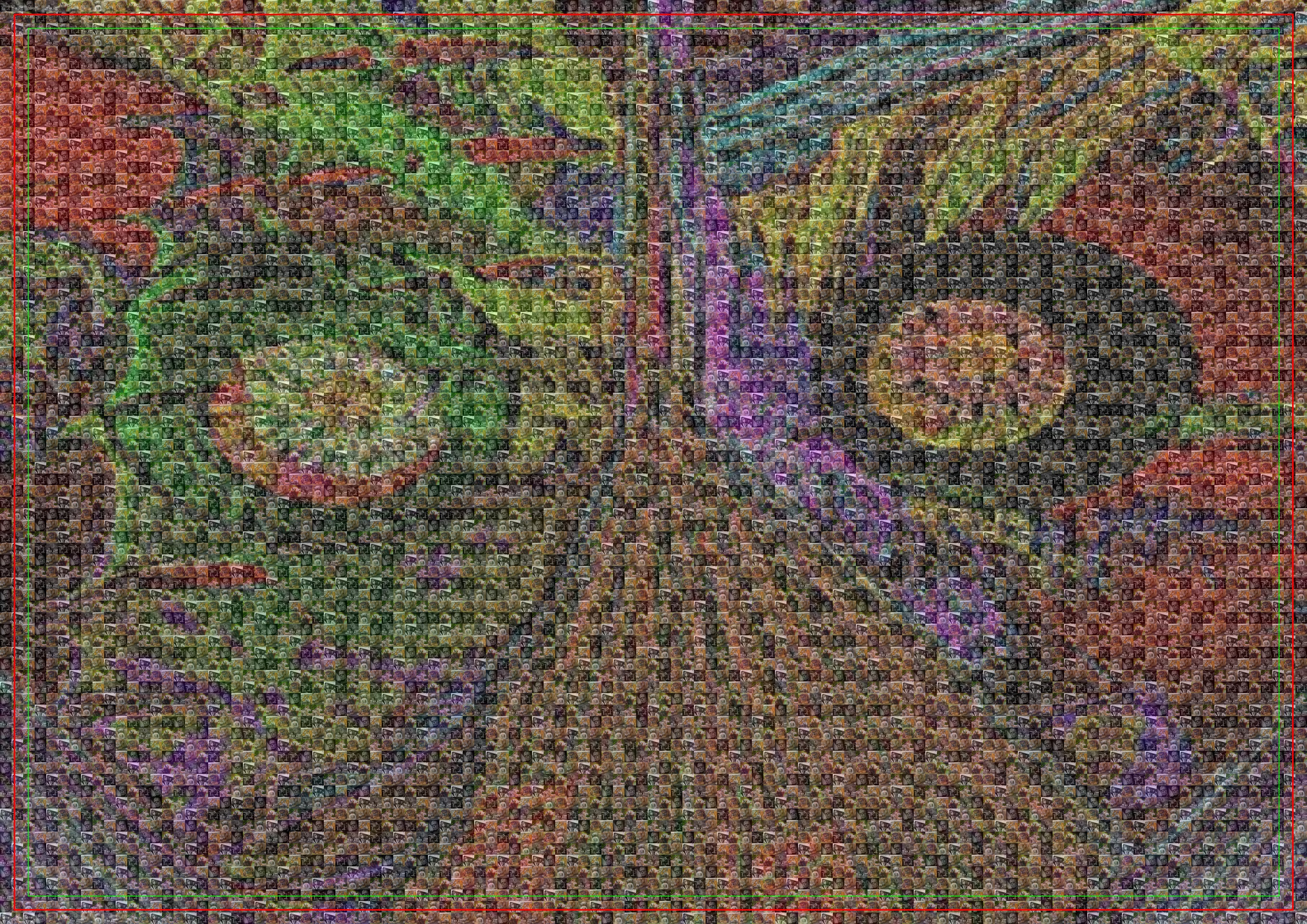 Emotional Wedding Photo Mosaic Sample